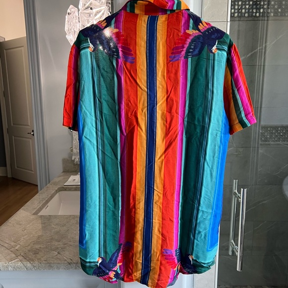 Farm Rio Rainbow Macaw Shirt